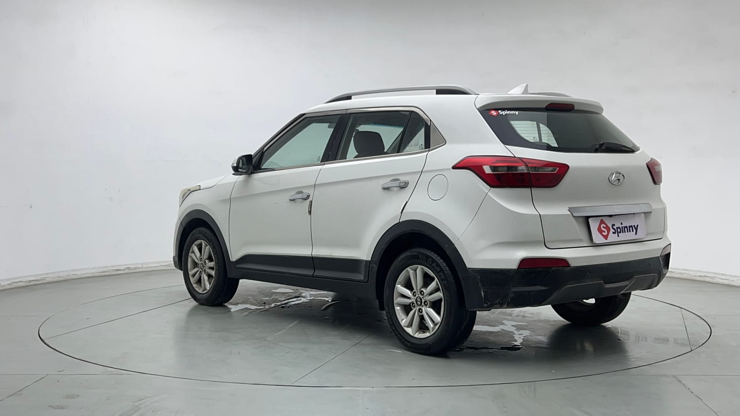 Used 2015 Hyundai Creta 1.6 SX Plus Petrol Petrol Manual exterior LEFT REAR CORNER VIEW