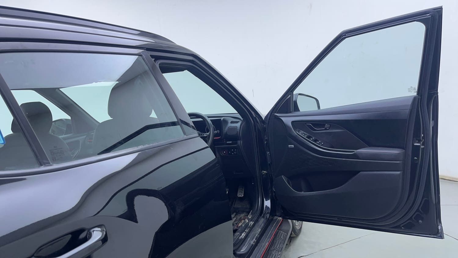 Used 2024 Hyundai Creta N-Line N10 1.5 Turbo DCT Petrol Automatic interior RIGHT FRONT DOOR OPEN VIEW