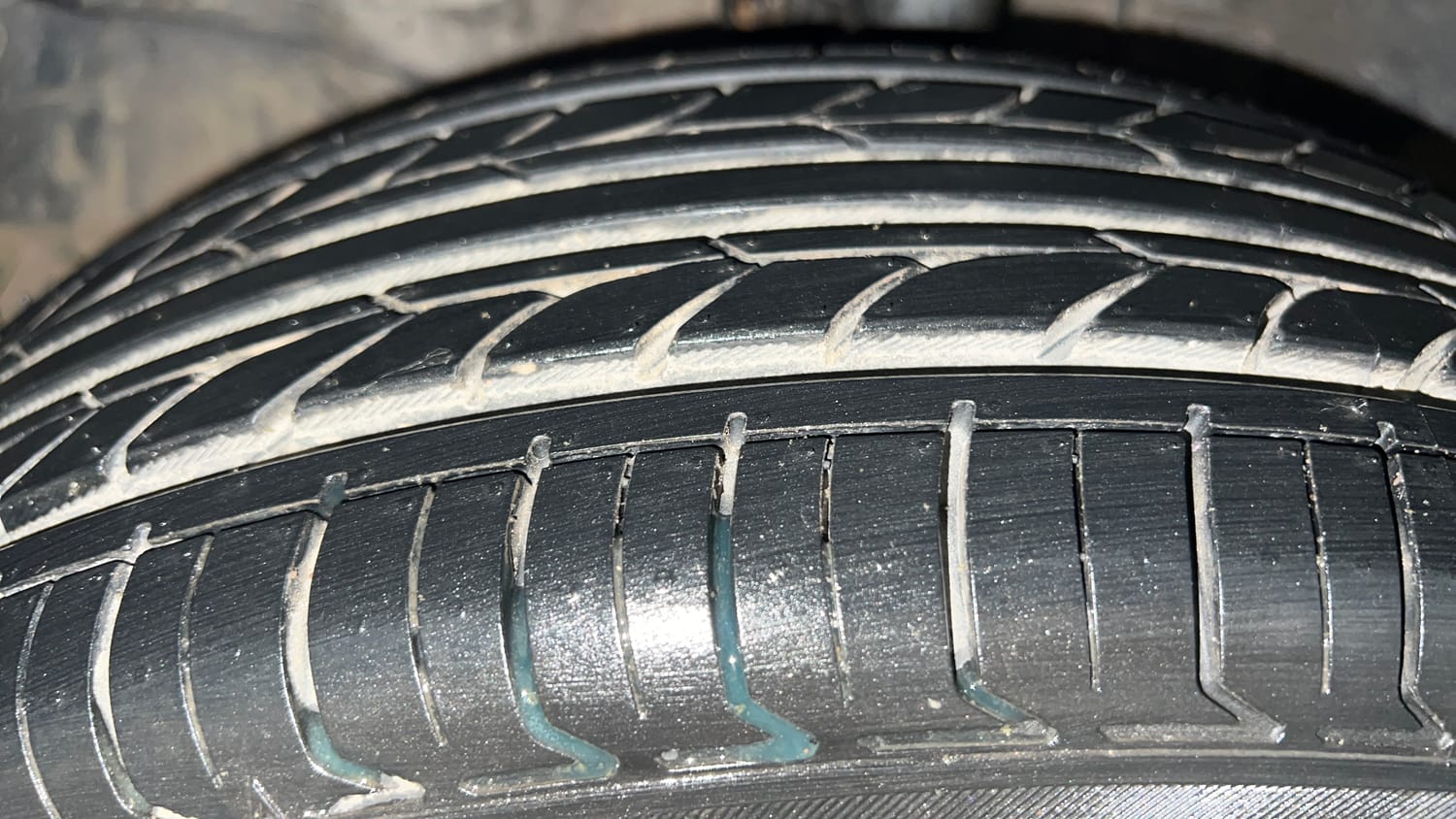 Used 2015 Honda Jazz VX Petrol Petrol Manual tyres LEFT FRONT TYRE TREAD VIEW