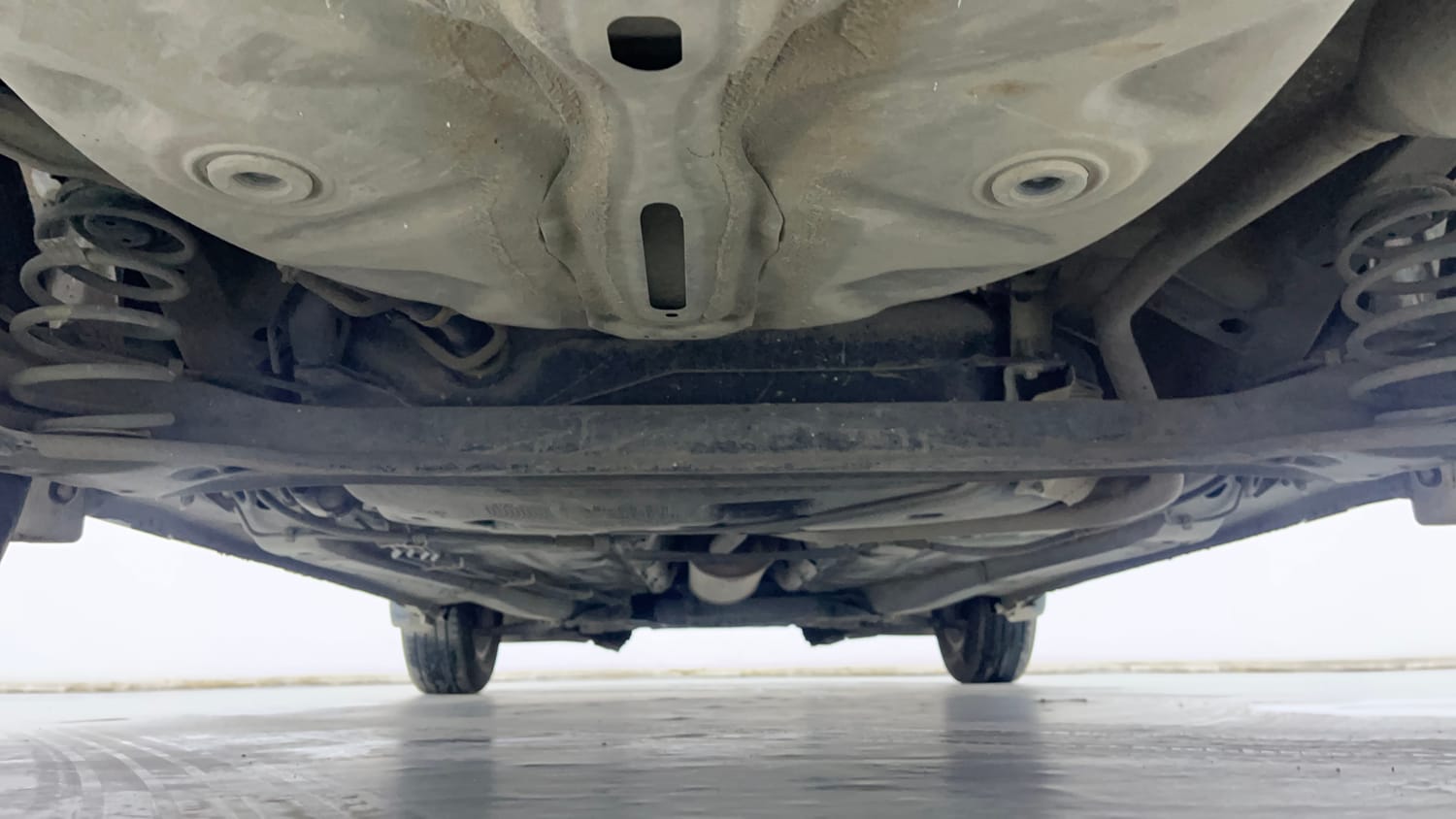 Used 2018 Maruti Suzuki Dzire ZXi Plus AMT Petrol Automatic extra REAR UNDERBODY VIEW (TAKEN FROM REAR)