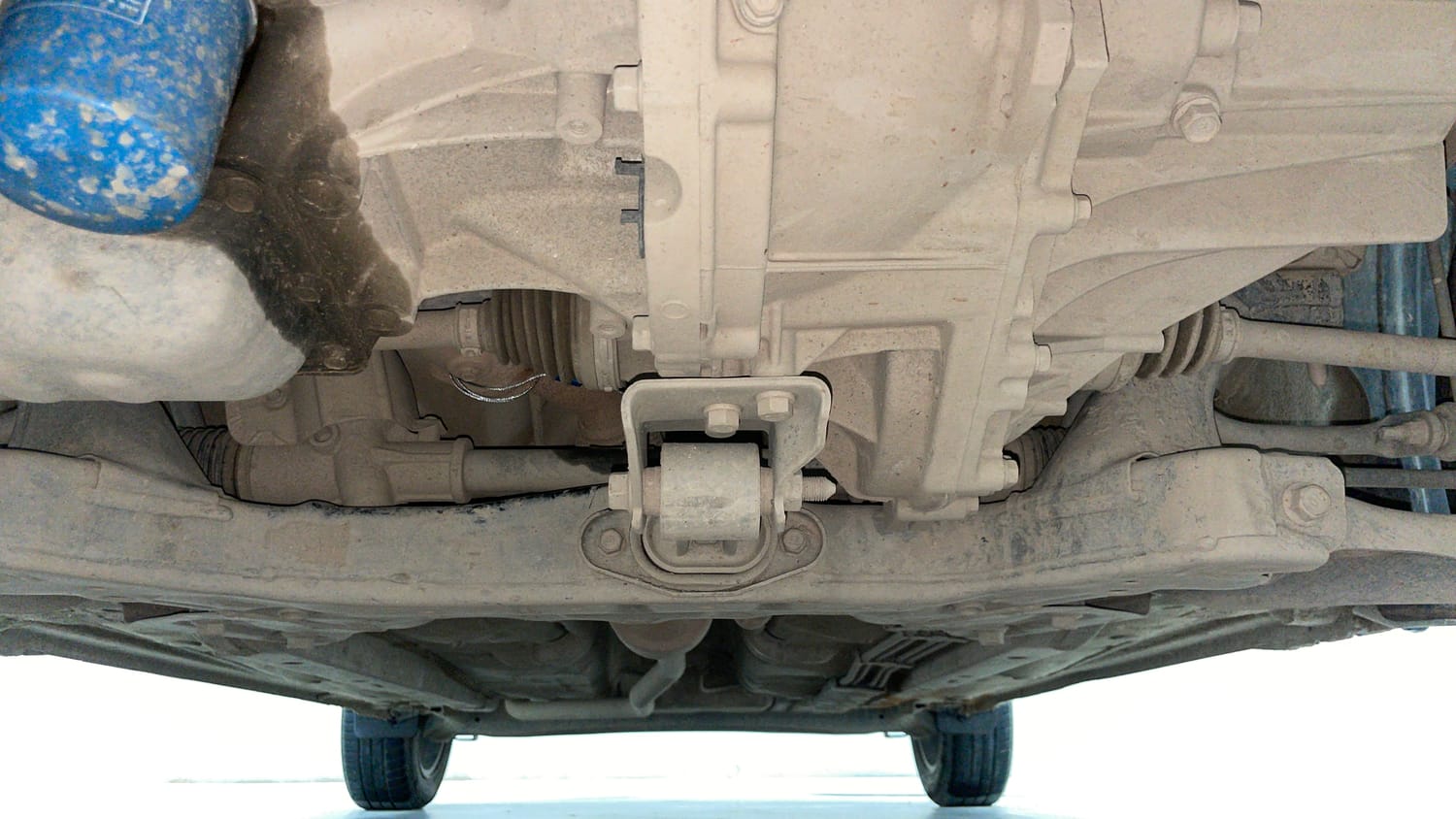 Used 2021 Hyundai Grand i10 Nios Magna Corporate Edition 1.2 Kappa VTVT Petrol Manual extra FRONT LEFT UNDERBODY VIEW