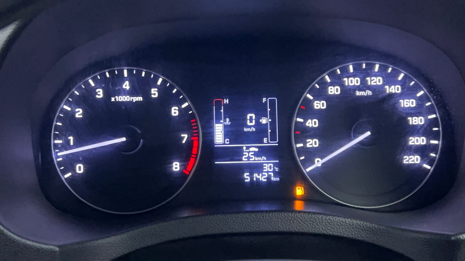 Used 2017 Hyundai Creta 1.6 SX Plus Petrol Petrol Manual interior CLUSTERMETER VIEW