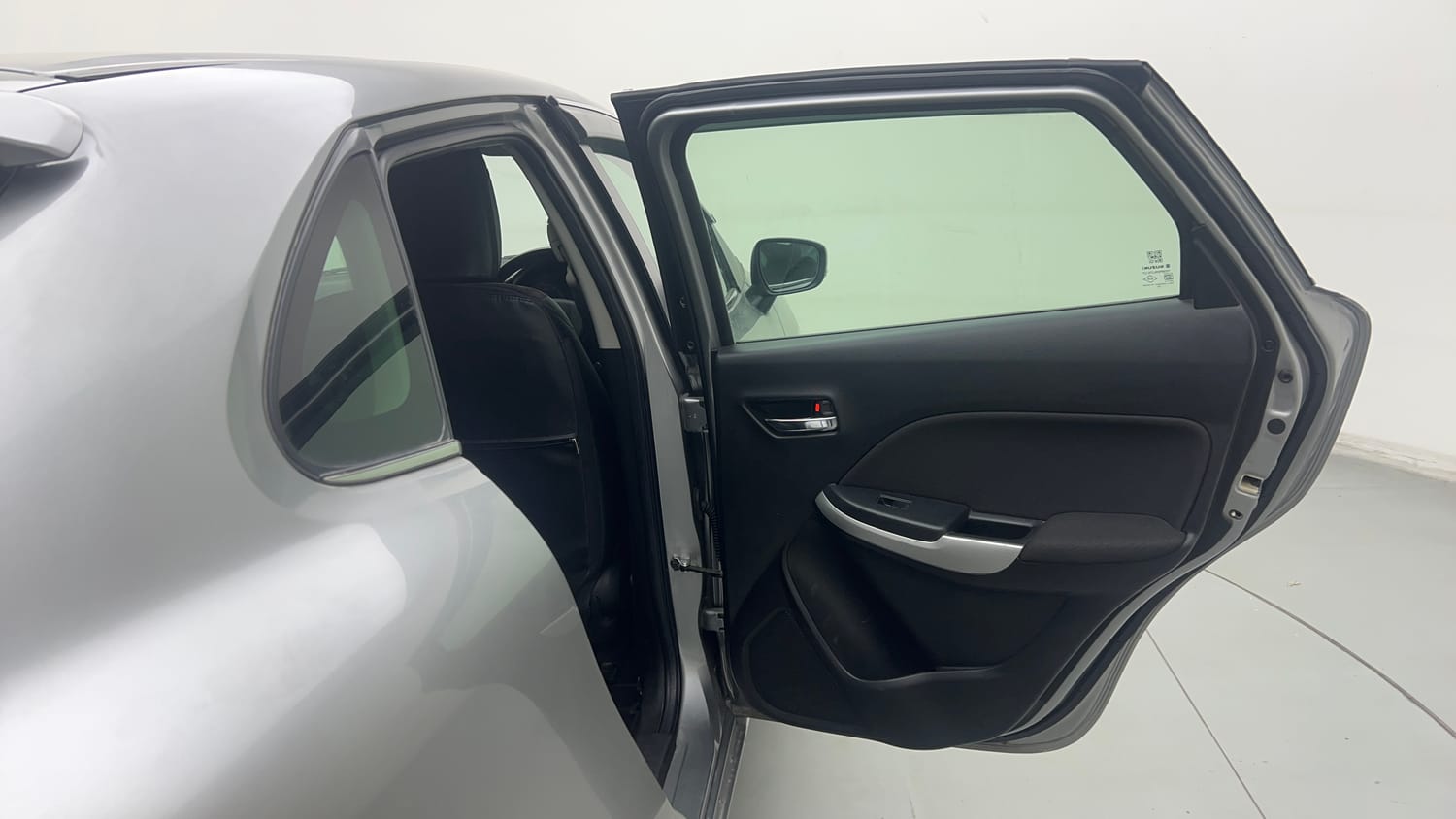 Used 2018 Maruti Suzuki Baleno Zeta 1.2 AT Petrol Automatic interior RIGHT REAR DOOR OPEN VIEW