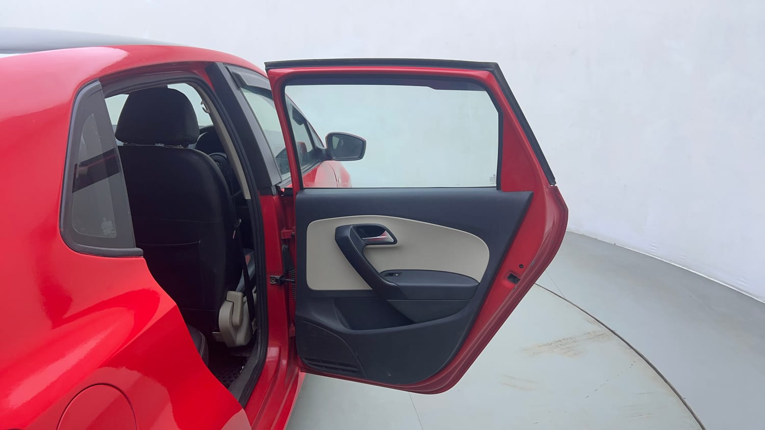 Used 2014 Volkswagen Polo Comfortline 1.2L (P) Petrol Manual interior RIGHT REAR DOOR OPEN VIEW