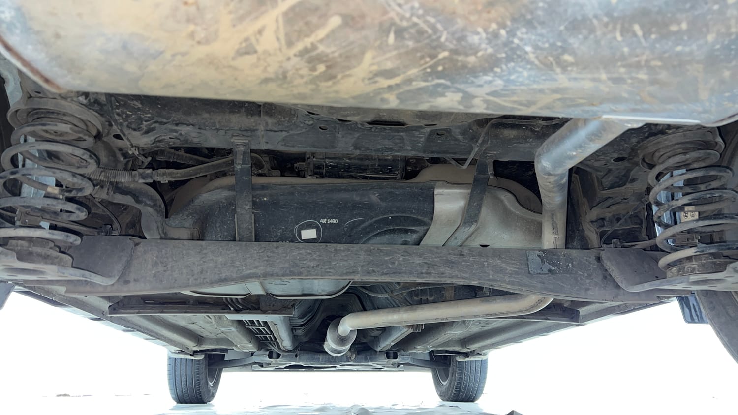 Used 2020 Kia Seltos HTX 1.5 Petrol Manual extra REAR UNDERBODY VIEW (TAKEN FROM REAR)