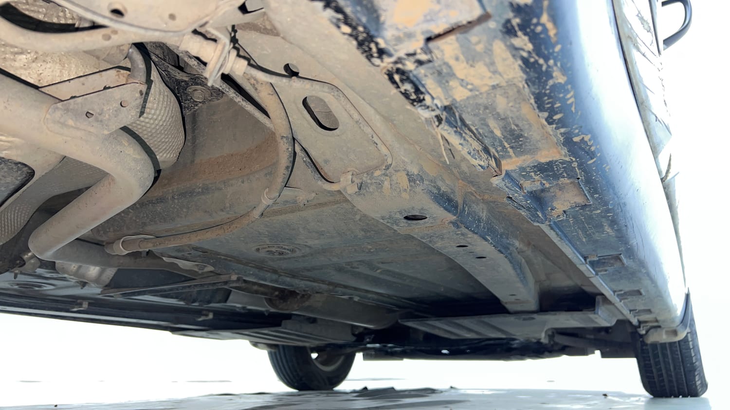 Used 2025 Maruti Suzuki Baleno Sigma MT Petrol Manual extra REAR RIGHT UNDERBODY VIEW