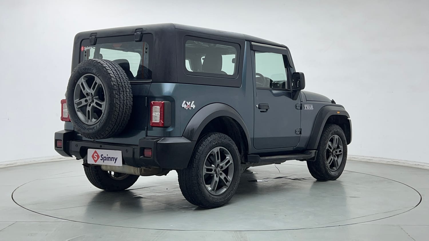 Used 2022 mahindra Thar LX Hard Top Petrol AT 4WD Petrol Automatic exterior RIGHT REAR CORNER VIEW