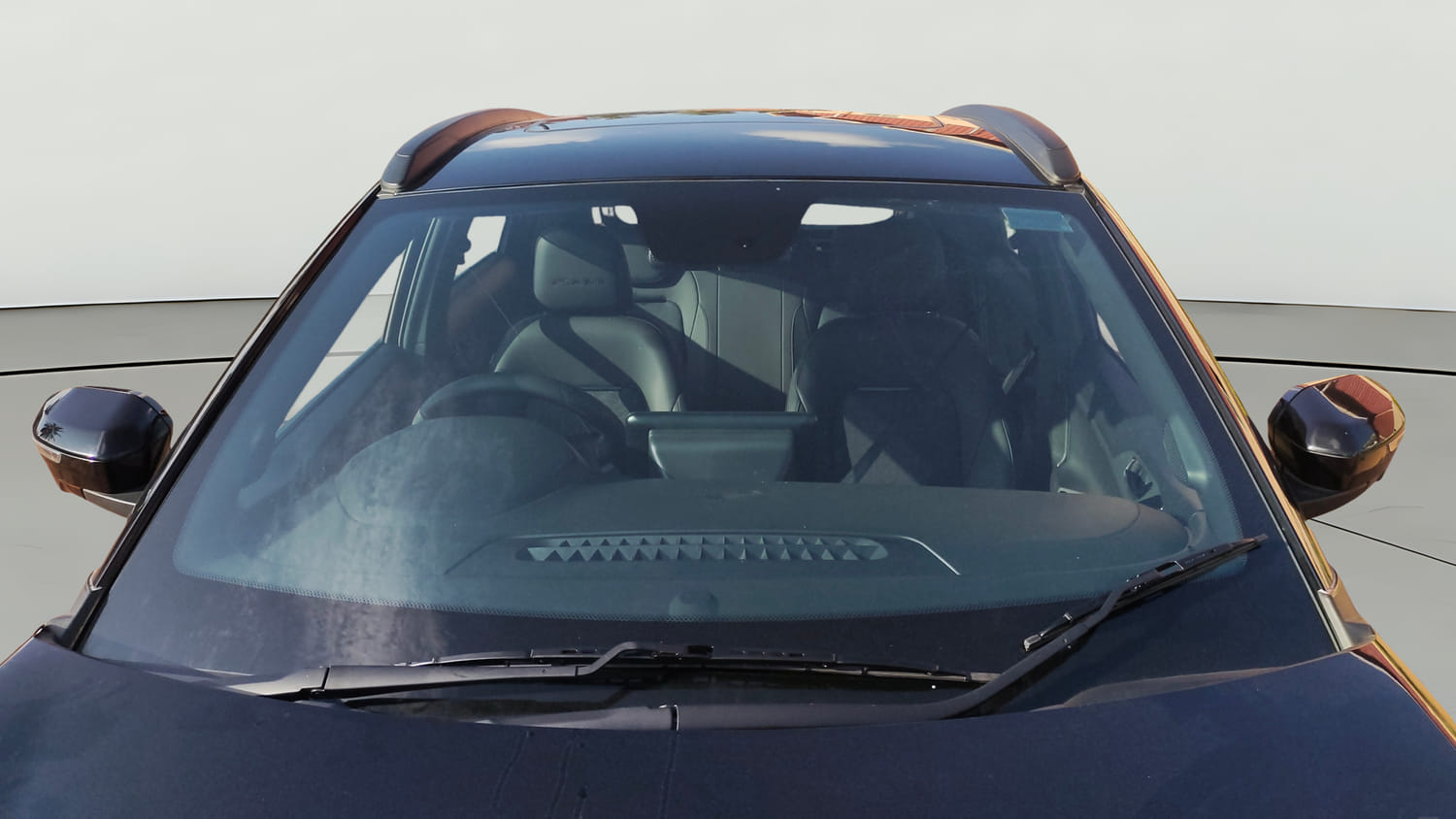 Used 2025 Tata Nexon Creative Plus (S) 1.2 Petrol 6MT Dark Edition Petrol Manual exterior FRONT WINDSHIELD VIEW