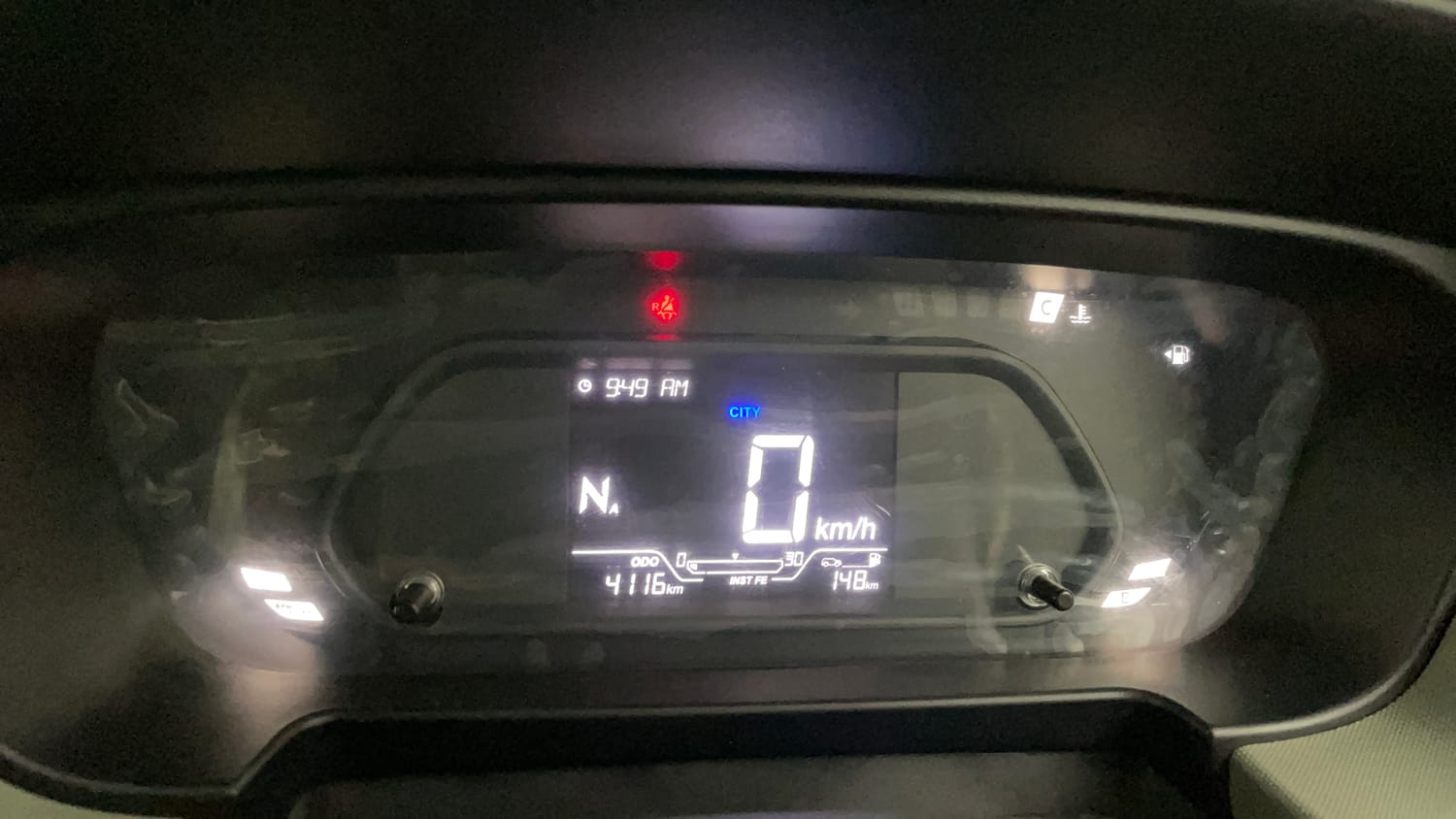 Used 2025 Tata Punch Adventure Sunroof AMT Petrol Automatic interior CLUSTERMETER VIEW