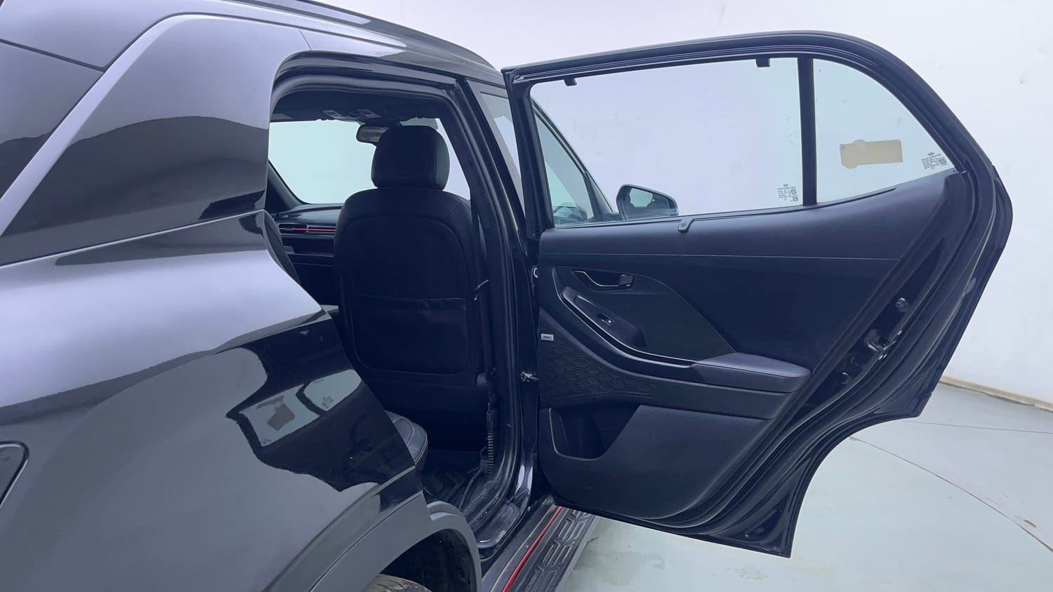 Used 2024 Hyundai Creta N-Line N10 1.5 Turbo DCT Petrol Automatic interior RIGHT REAR DOOR OPEN VIEW
