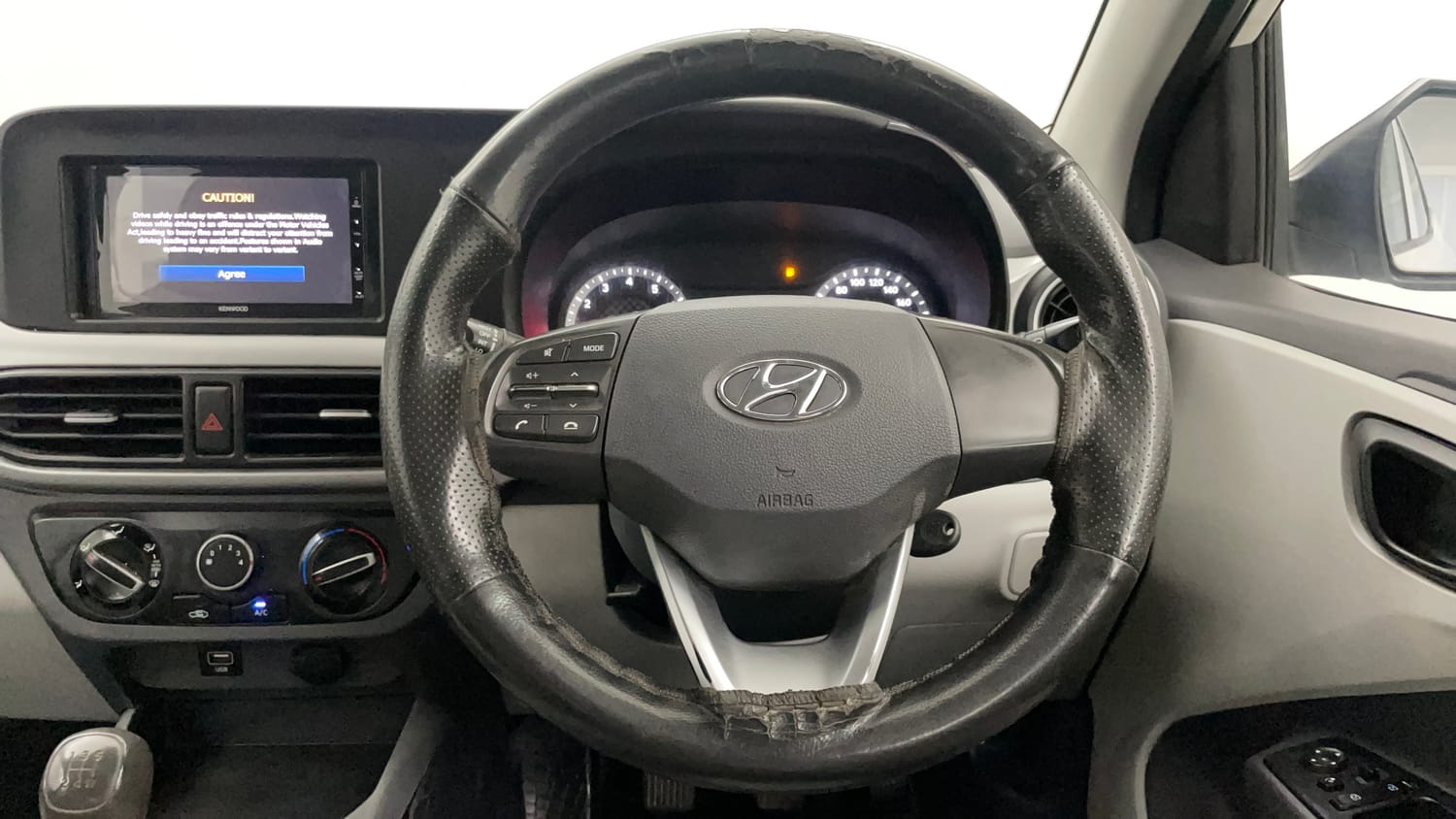 Used 2021 Hyundai Grand i10 Nios Magna Corporate Edition 1.2 Kappa VTVT Petrol Manual interior STEERING VIEW