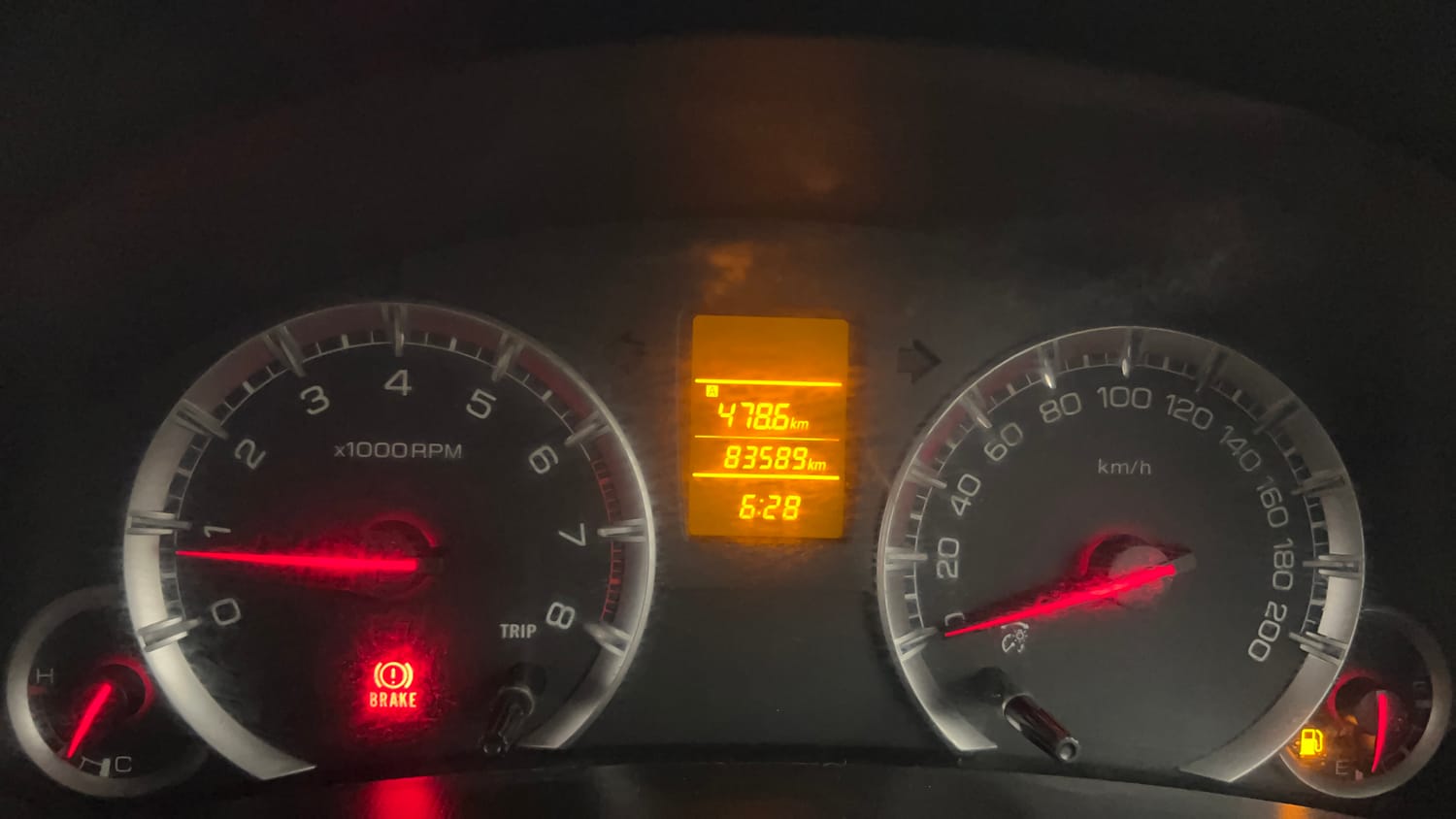 Used 2013 Maruti Suzuki Swift VXi Petrol Manual interior CLUSTERMETER VIEW