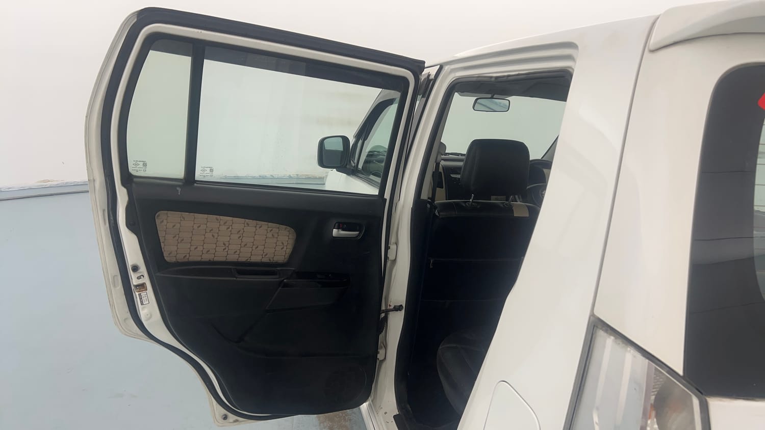 Used 2017 Maruti Suzuki Wagon R VXI+ AMT Petrol Automatic interior LEFT REAR DOOR OPEN VIEW