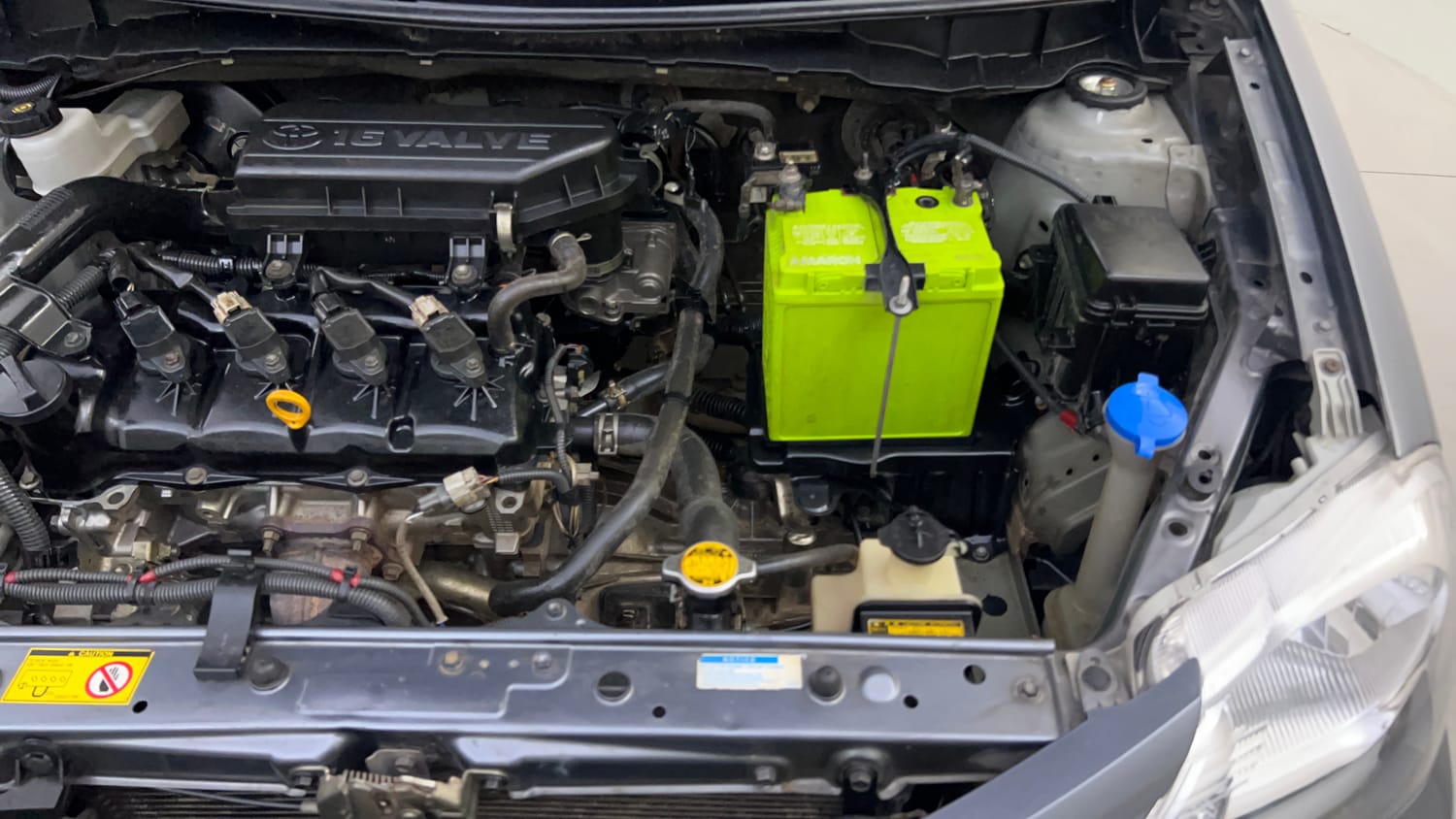 Used 2013 Toyota Etios G Petrol Manual engine ENGINE LEFT SIDE VIEW