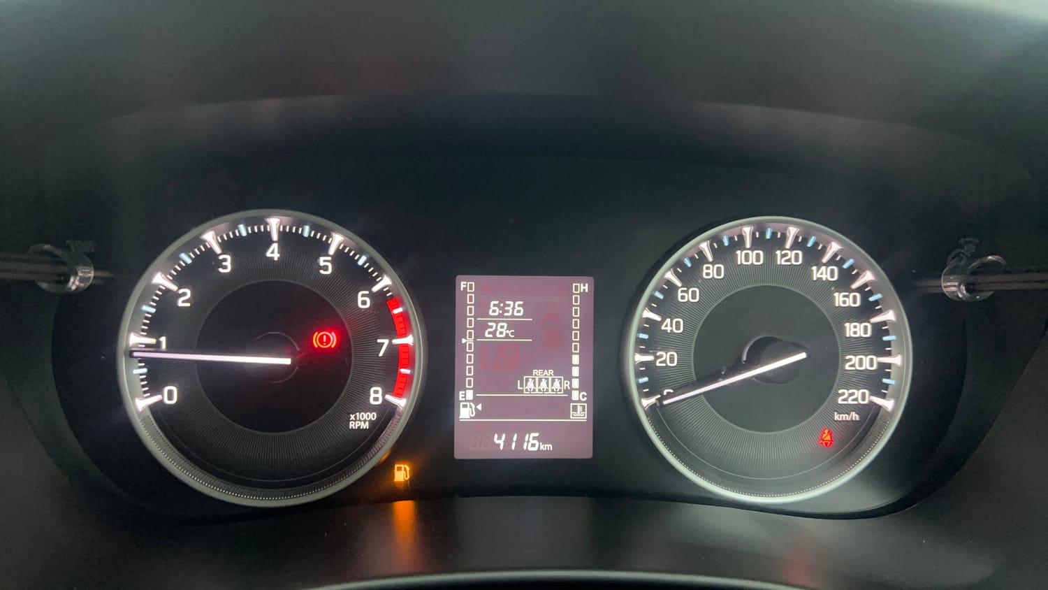 Used 2025 Maruti Suzuki Fronx Sigma 1.2L MT Petrol Manual interior CLUSTERMETER VIEW