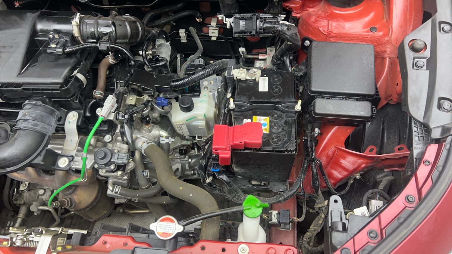 Used 2024 Maruti Suzuki Fronx Delta Plus 1.2L AGS Petrol Automatic engine ENGINE LEFT SIDE VIEW