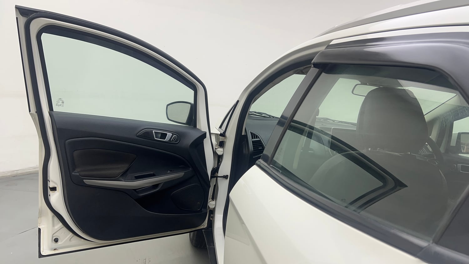 Used 2018 Ford EcoSport Titanium 1.5L TDCi Diesel Manual interior LEFT FRONT DOOR OPEN VIEW