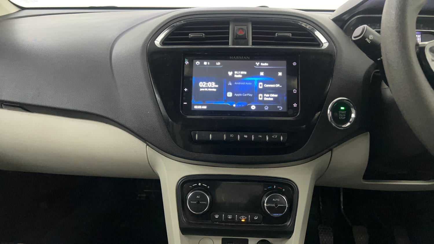 Used 2023 Tata Tigor XZ Plus CNG Cng Manual interior MUSIC SYSTEM & AC CONTROL VIEW