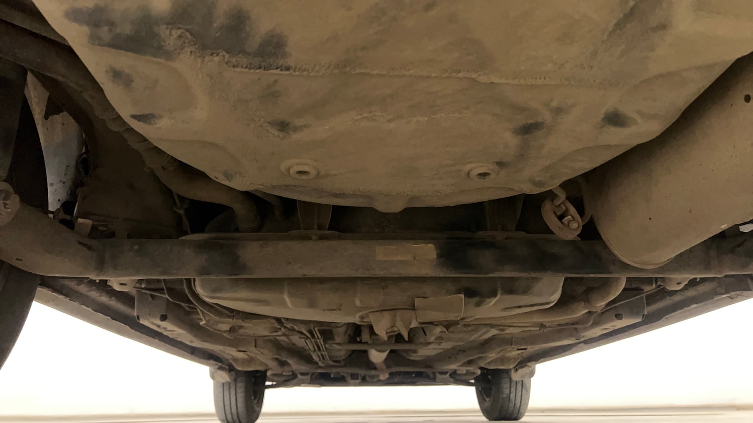 Used 2023 Tata Tigor XZ Plus CNG Cng Manual extra REAR UNDERBODY VIEW (TAKEN FROM REAR)