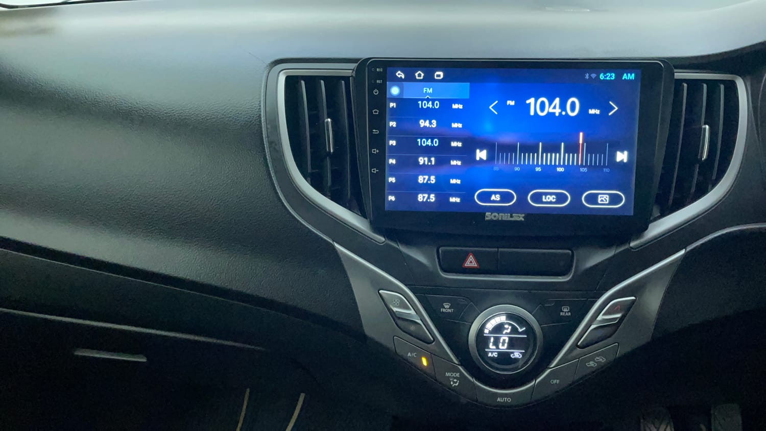 Used 2022 Maruti Suzuki Baleno Delta Petrol Manual interior MUSIC SYSTEM & AC CONTROL VIEW