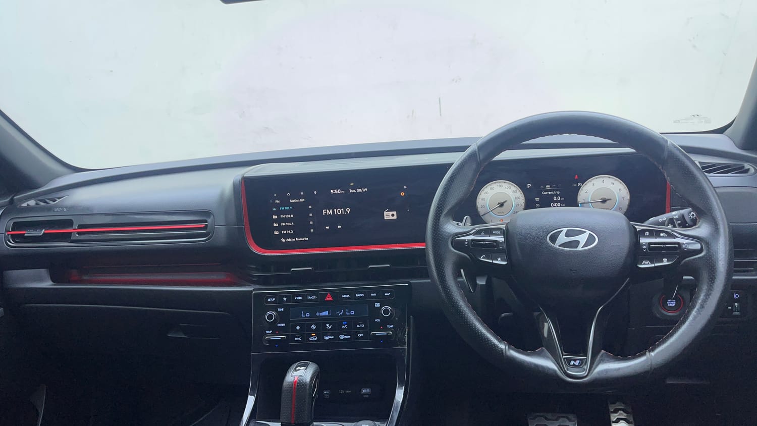 Used 2024 Hyundai Creta N-Line N10 1.5 Turbo DCT Petrol Automatic interior DASHBOARD VIEW