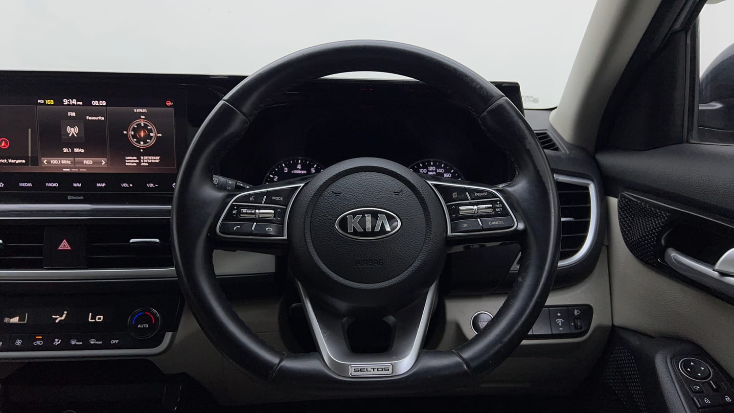 Used 2020 Kia Seltos HTX 1.5 Petrol Manual interior STEERING VIEW