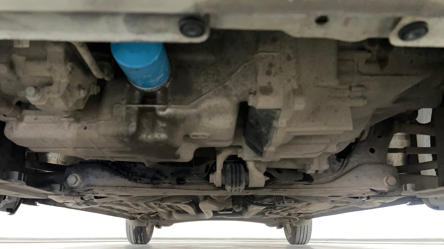 Used 2018 Honda Amaze 1.2 VX MT Petrol Petrol Manual extra FRONT LEFT UNDERBODY VIEW