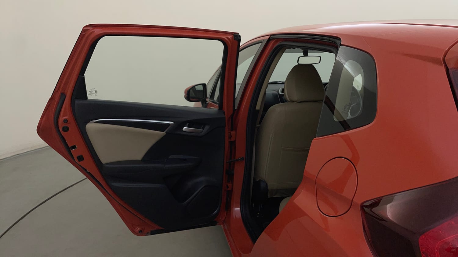 Used 2016 Honda Jazz V AT Petrol Petrol Automatic interior LEFT REAR DOOR OPEN VIEW