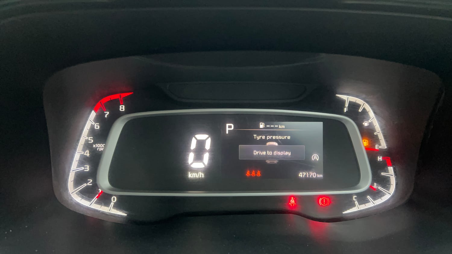 Used 2023 Kia Sonet HTX 1.0 DCT Petrol Automatic interior CLUSTERMETER VIEW