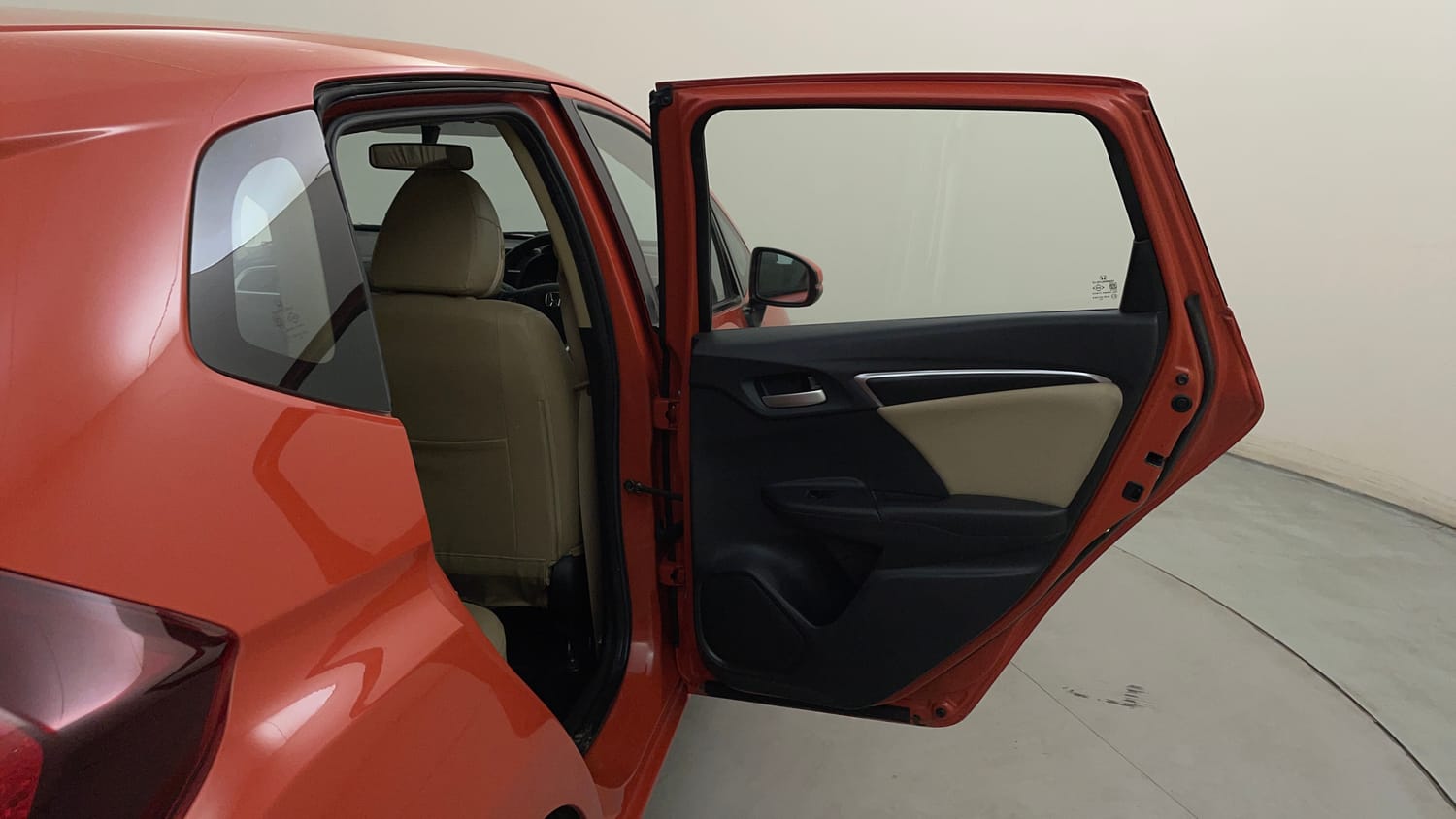 Used 2016 Honda Jazz V AT Petrol Petrol Automatic interior RIGHT REAR DOOR OPEN VIEW