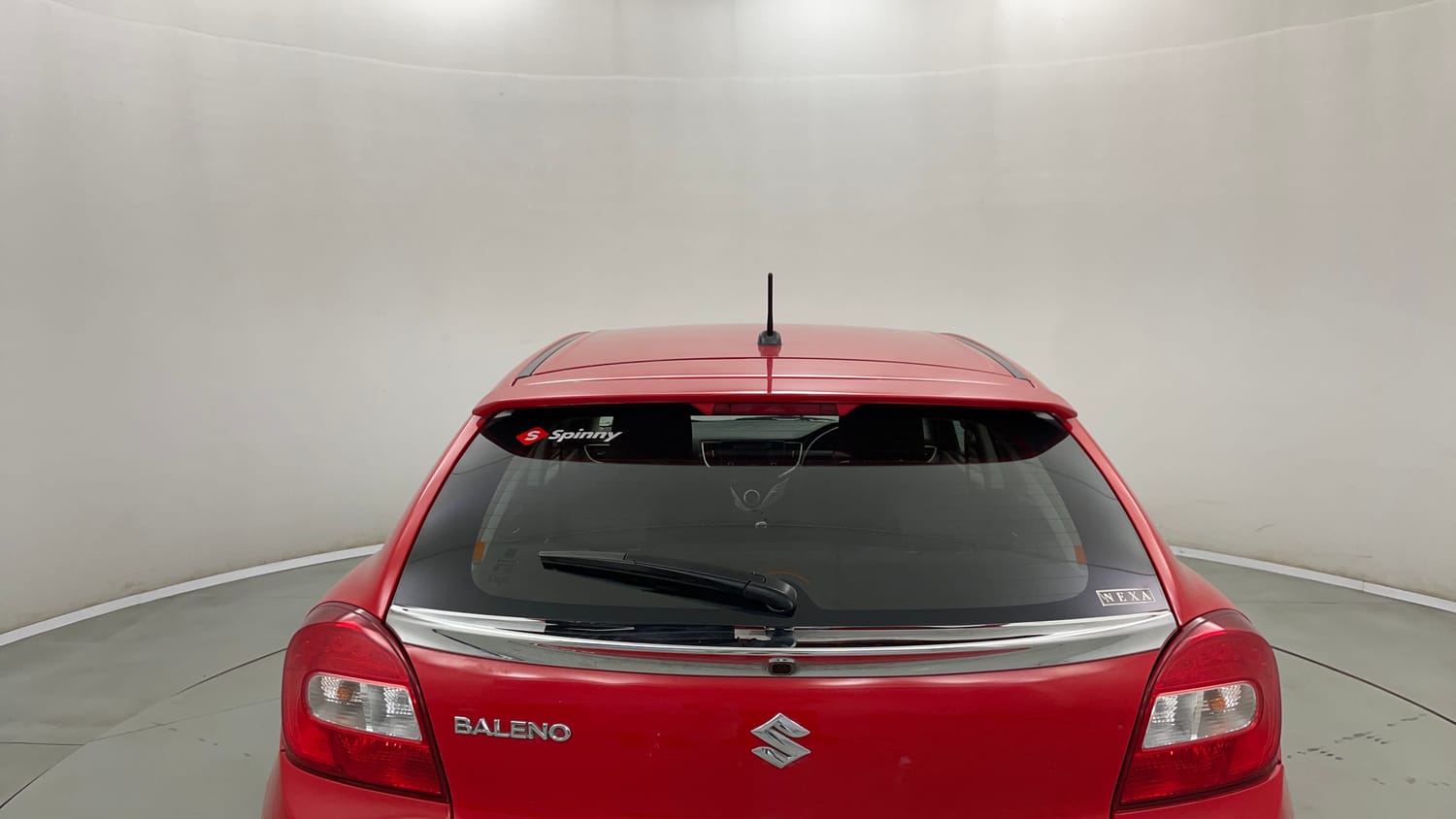 Used 2017 Maruti Suzuki Baleno Zeta 1.2 Petrol Manual exterior BACK WINDSHIELD VIEW