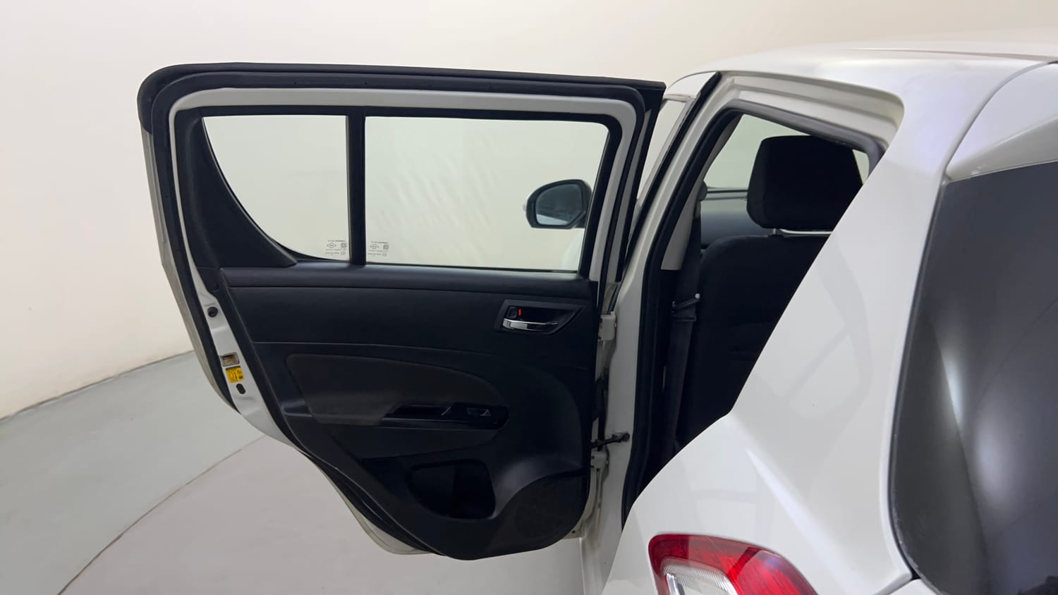 Used 2012 Maruti Suzuki Swift VXi Petrol Manual interior LEFT REAR DOOR OPEN VIEW