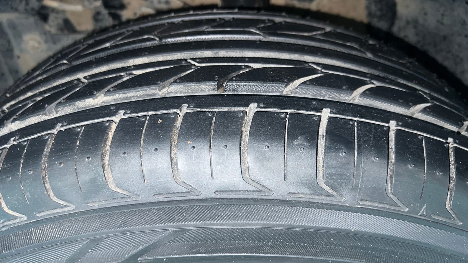 Used 2022 Toyota Urban Cruiser High Grade MT Petrol Manual tyres LEFT FRONT TYRE TREAD VIEW