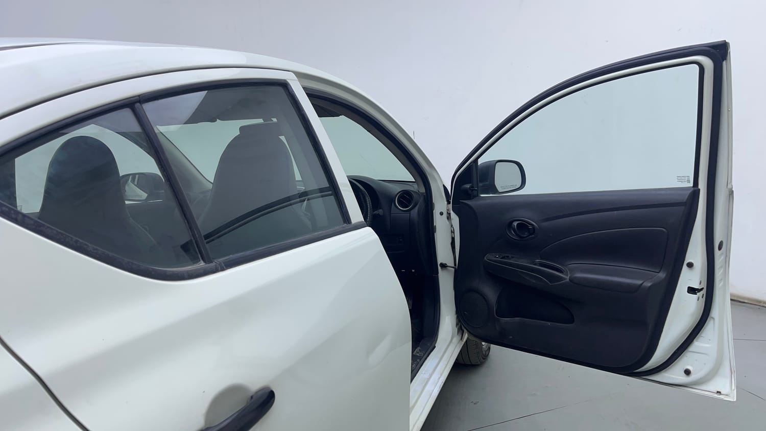 Used 2018 Nissan Sunny XE D Diesel Manual interior RIGHT FRONT DOOR OPEN VIEW