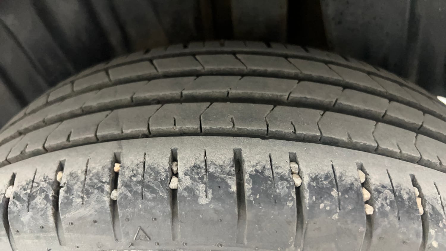 Used 2022 Maruti Suzuki Baleno Alpha AGS Petrol Automatic tyres LEFT REAR TYRE TREAD VIEW