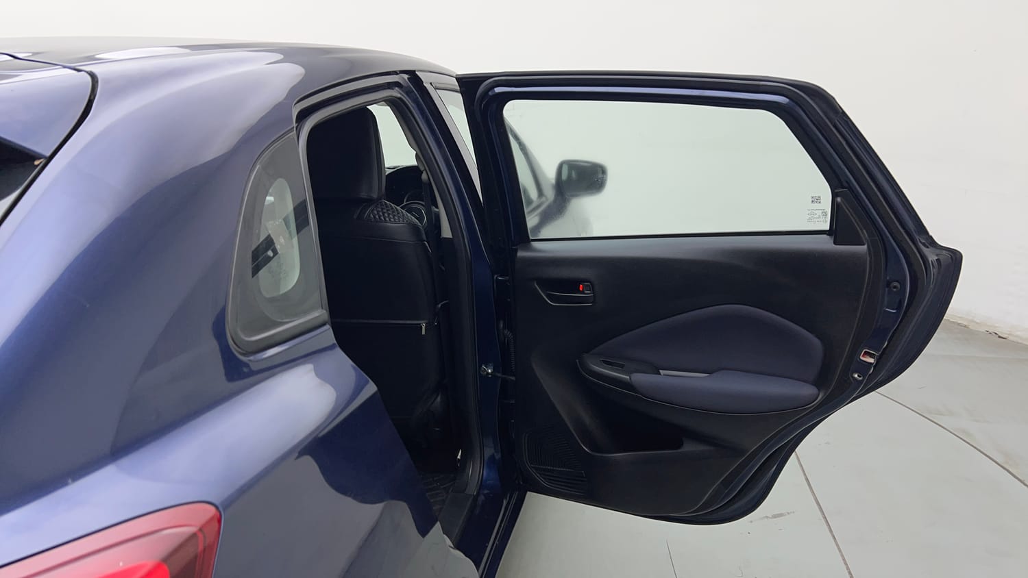 Used 2025 Maruti Suzuki Baleno Sigma MT Petrol Manual interior RIGHT REAR DOOR OPEN VIEW