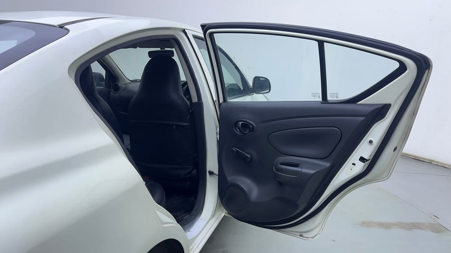 Used 2018 Nissan Sunny XE D Diesel Manual interior RIGHT REAR DOOR OPEN VIEW