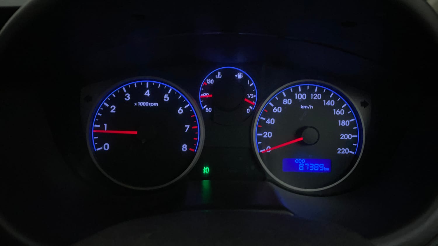 Used 2012 Hyundai i20 Sportz 1.2 Petrol Manual interior CLUSTERMETER VIEW
