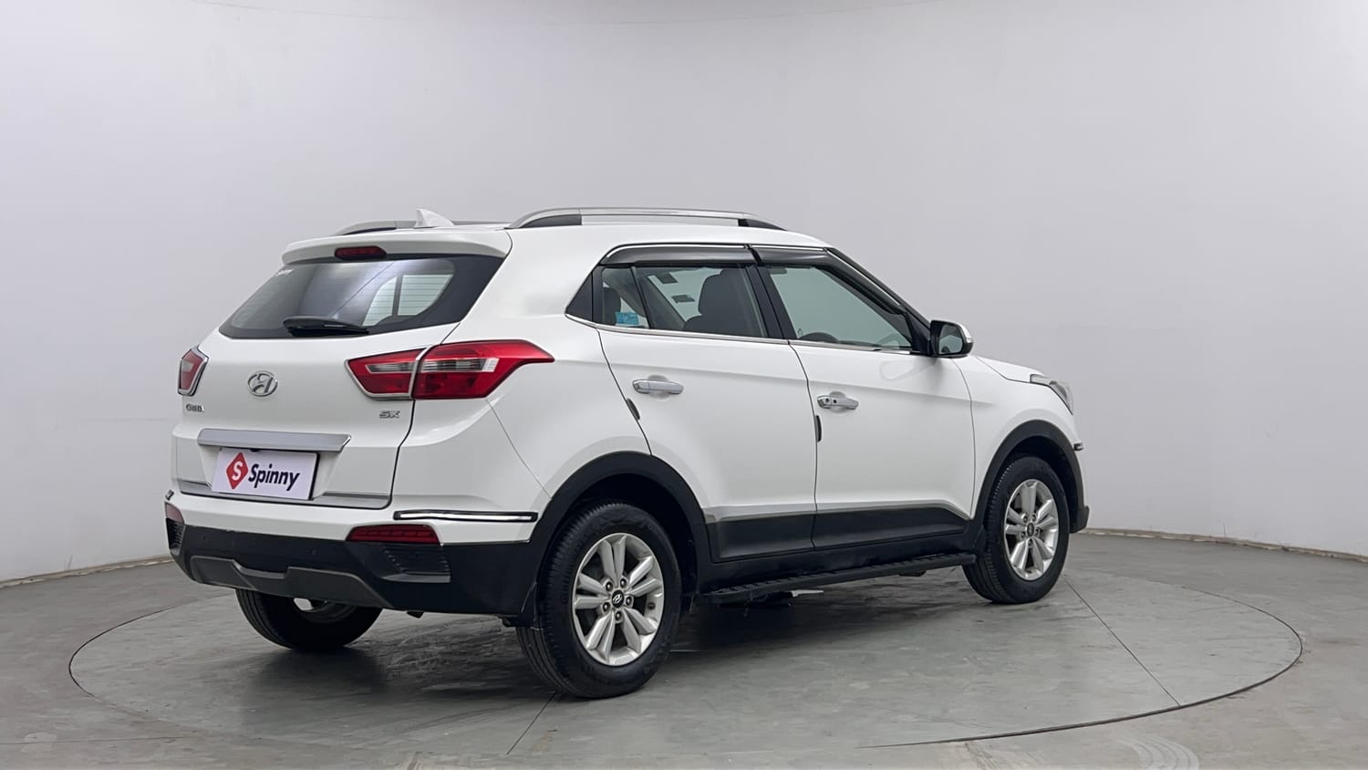 Used 2017 Hyundai Creta 1.6 SX Plus Petrol Petrol Manual exterior RIGHT REAR CORNER VIEW