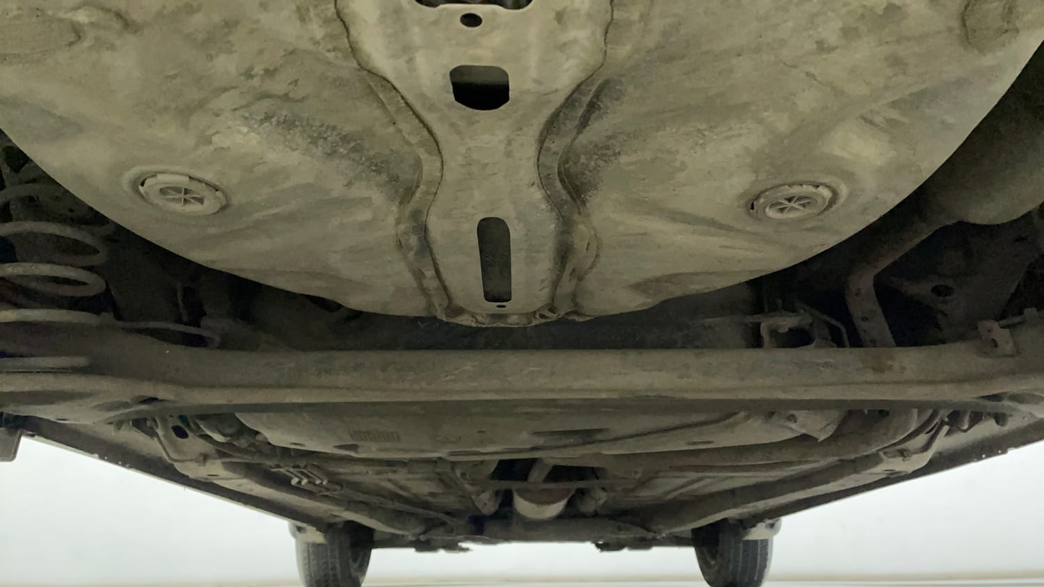 Used 2022 Maruti Suzuki Baleno Delta Petrol Manual extra REAR UNDERBODY VIEW (TAKEN FROM REAR)