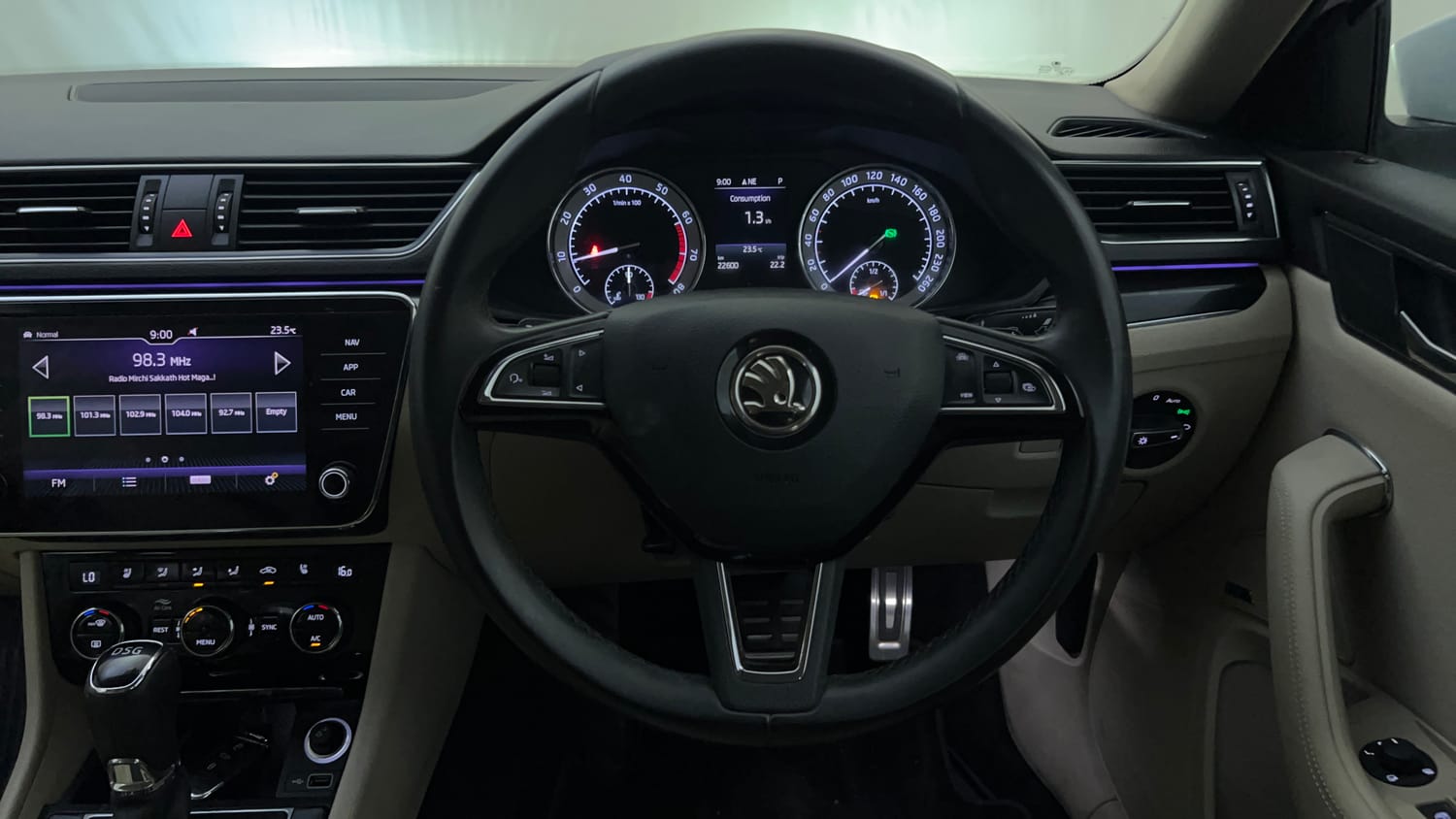 Used 2020 Skoda Superb L&K AT Petrol Automatic interior STEERING VIEW