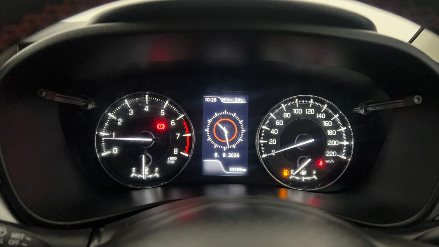 Used 2023 Maruti Suzuki Baleno Zeta MT CNG Cng Manual interior CLUSTERMETER VIEW