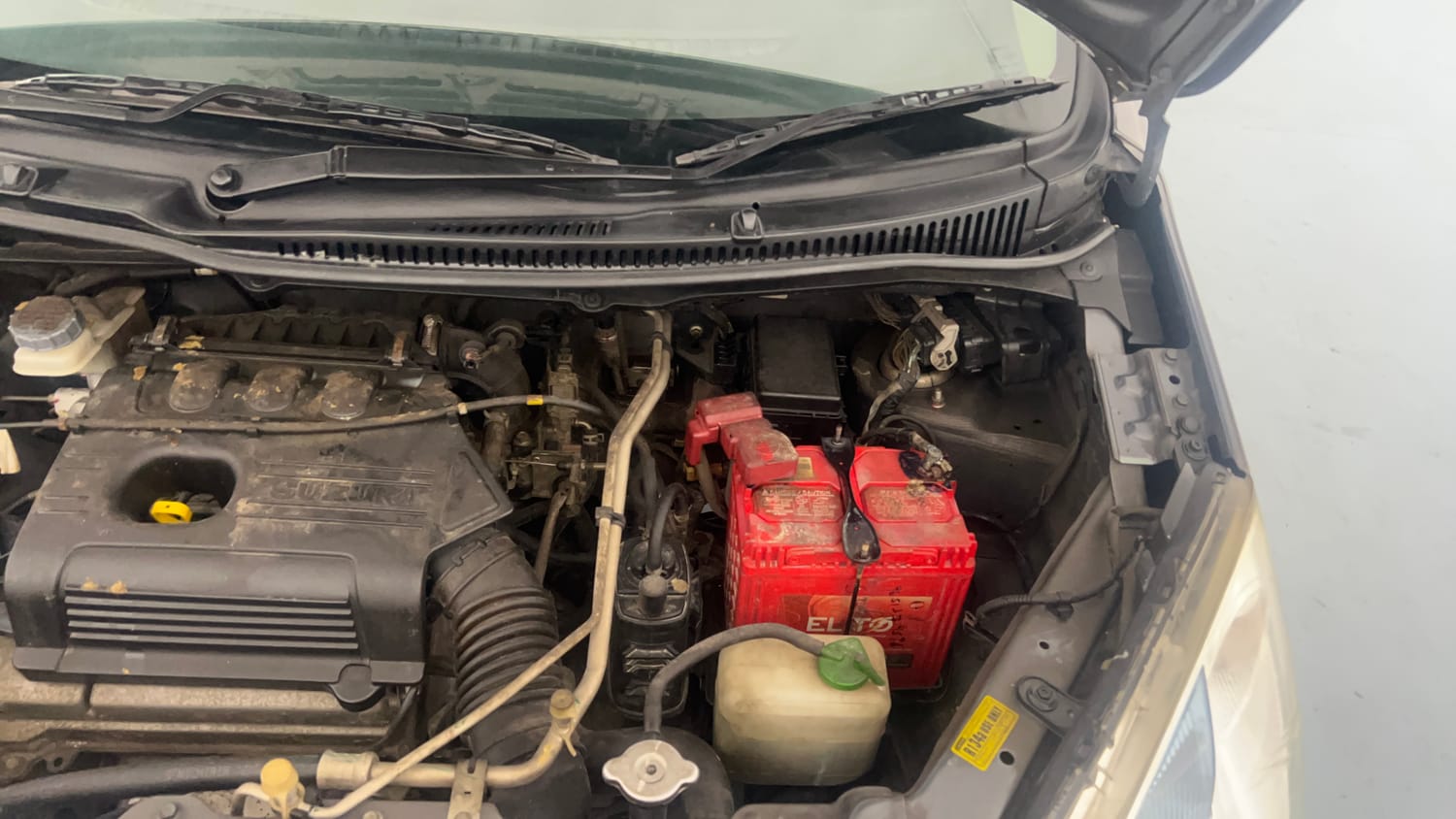 Used 2015 Maruti Suzuki Wagon R LXI Petrol Manual engine ENGINE LEFT SIDE VIEW