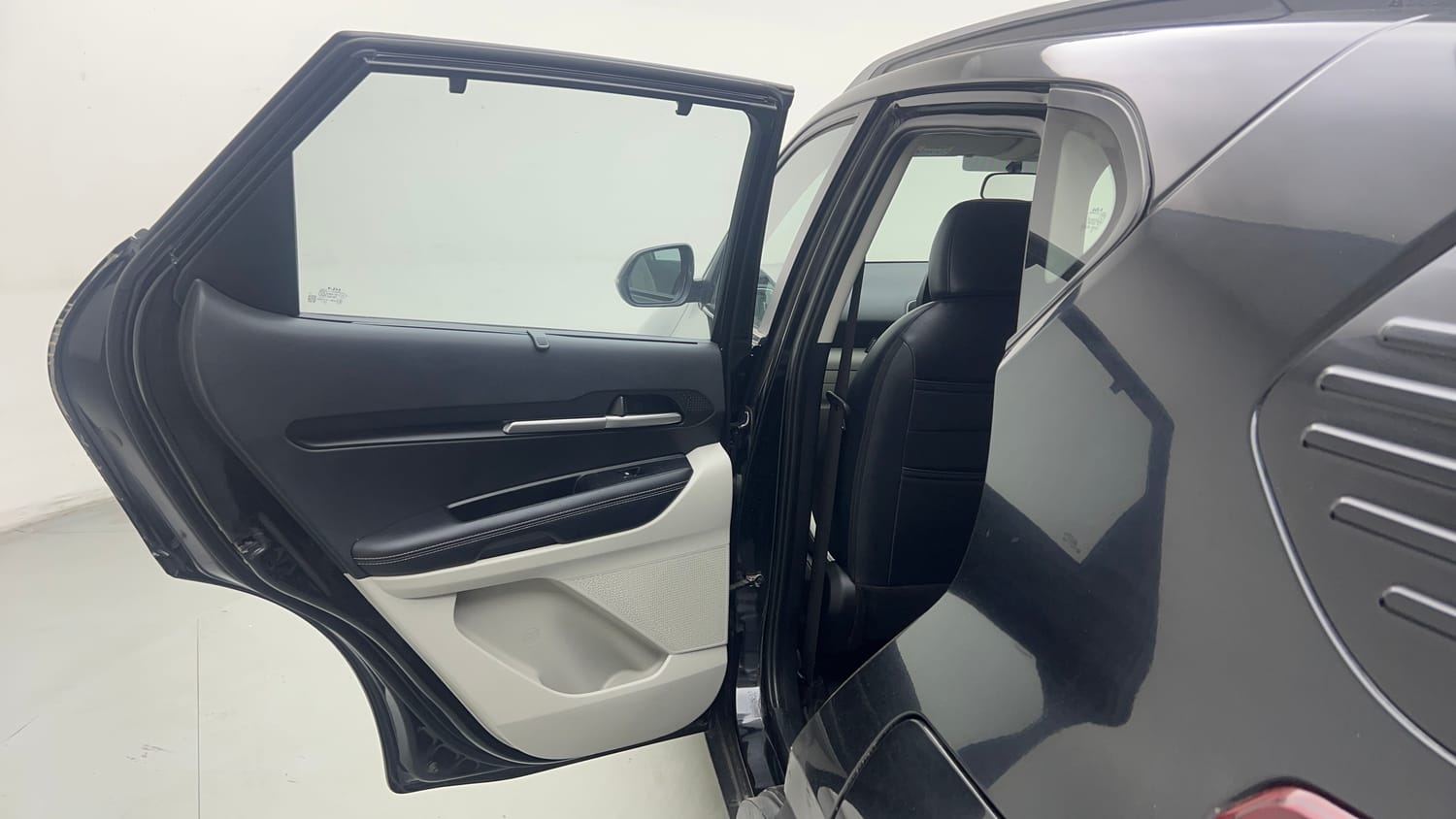 Used 2023 Kia Sonet HTX 1.0 DCT Petrol Automatic interior LEFT REAR DOOR OPEN VIEW