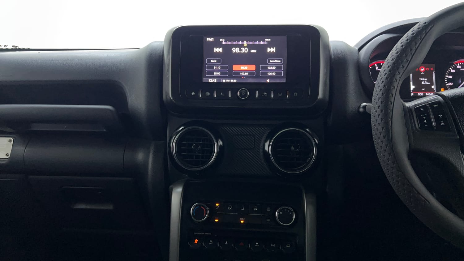Used 2023 mahindra Thar LX Hard Top Petrol AT 4WD Petrol Automatic top_features Integrated (in-dash) music system