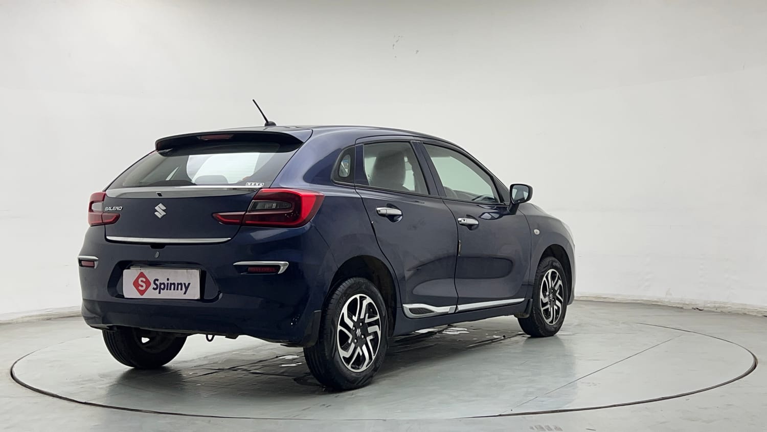 Used 2025 Maruti Suzuki Baleno Sigma MT Petrol Manual exterior RIGHT REAR CORNER VIEW