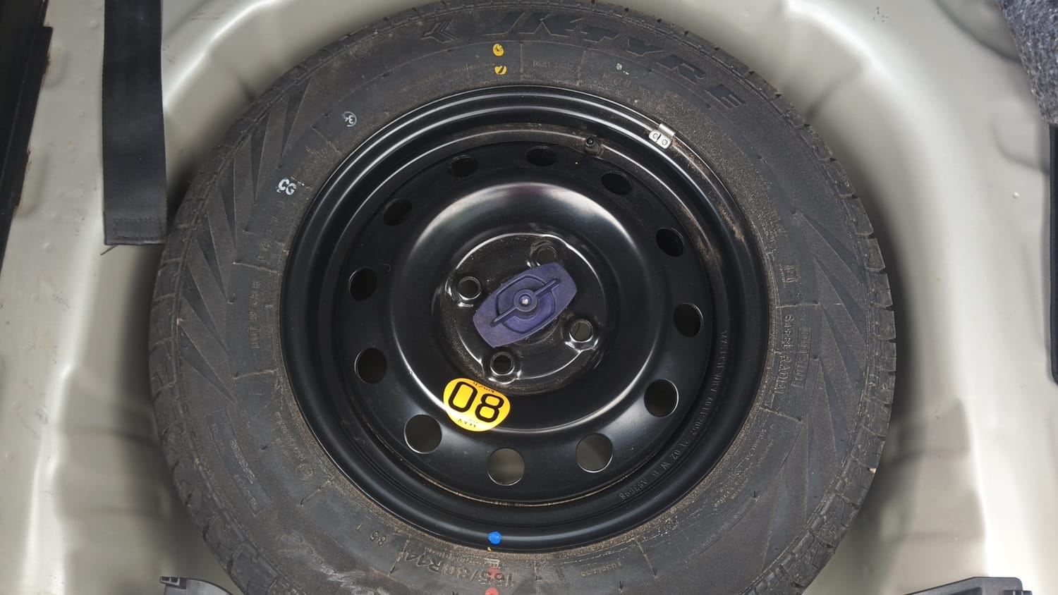 Used 2021 Maruti Suzuki Swift ZXi Plus Petrol Manual tyres SPARE TYRE VIEW