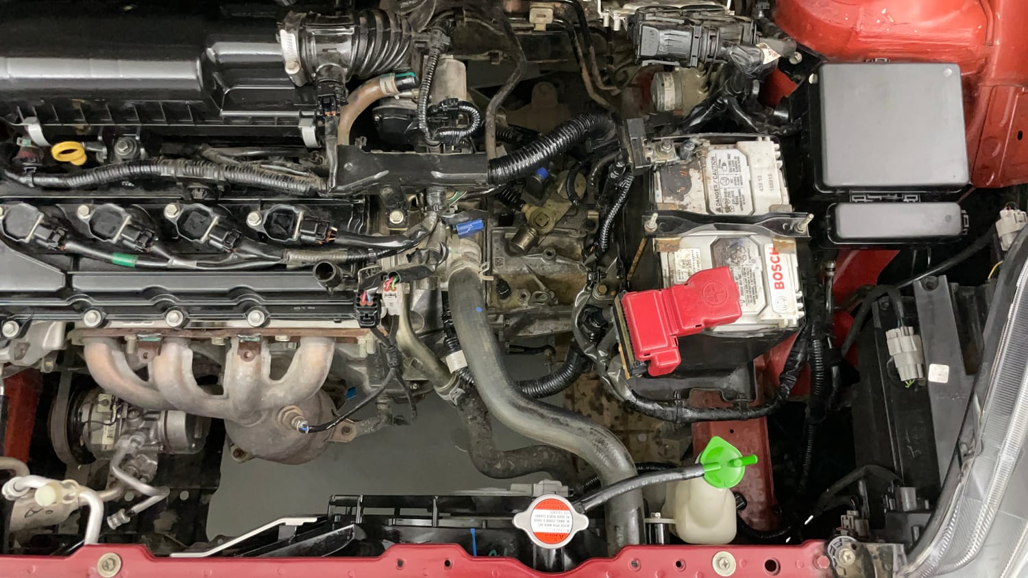 Used 2020 Maruti Suzuki Baleno Zeta Petrol Manual engine ENGINE LEFT SIDE VIEW