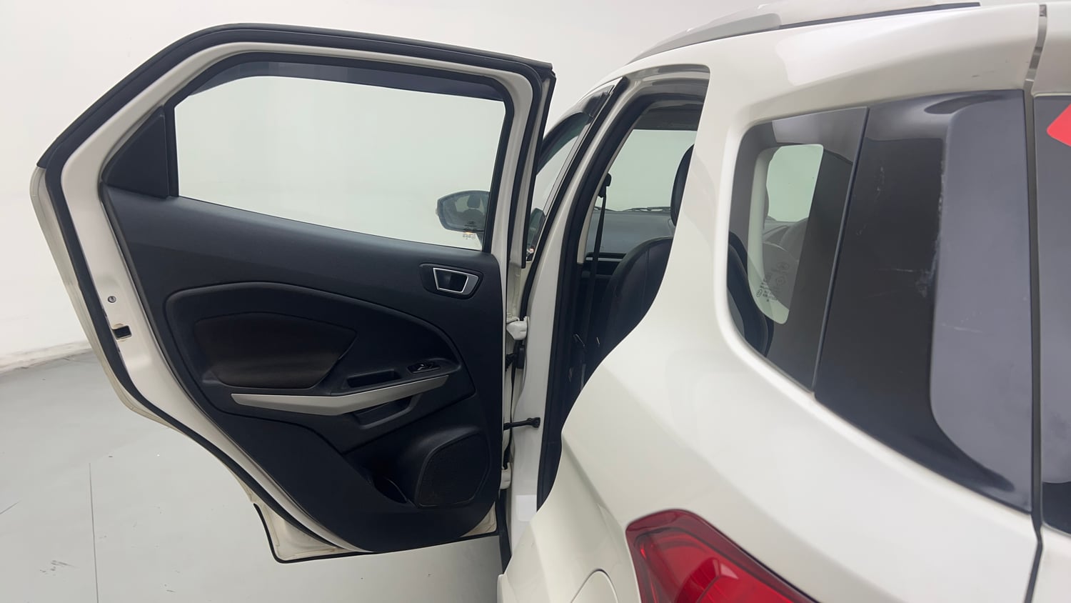 Used 2018 Ford EcoSport Titanium 1.5L TDCi Diesel Manual interior LEFT REAR DOOR OPEN VIEW