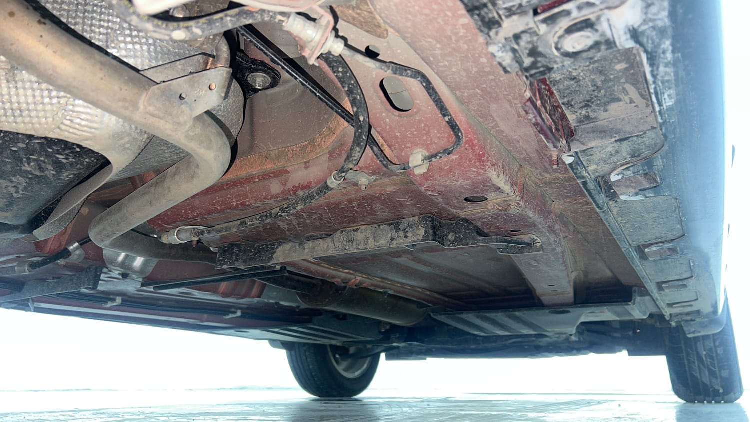 Used 2024 Maruti Suzuki Fronx Delta Plus 1.2L AGS Petrol Automatic extra REAR RIGHT UNDERBODY VIEW